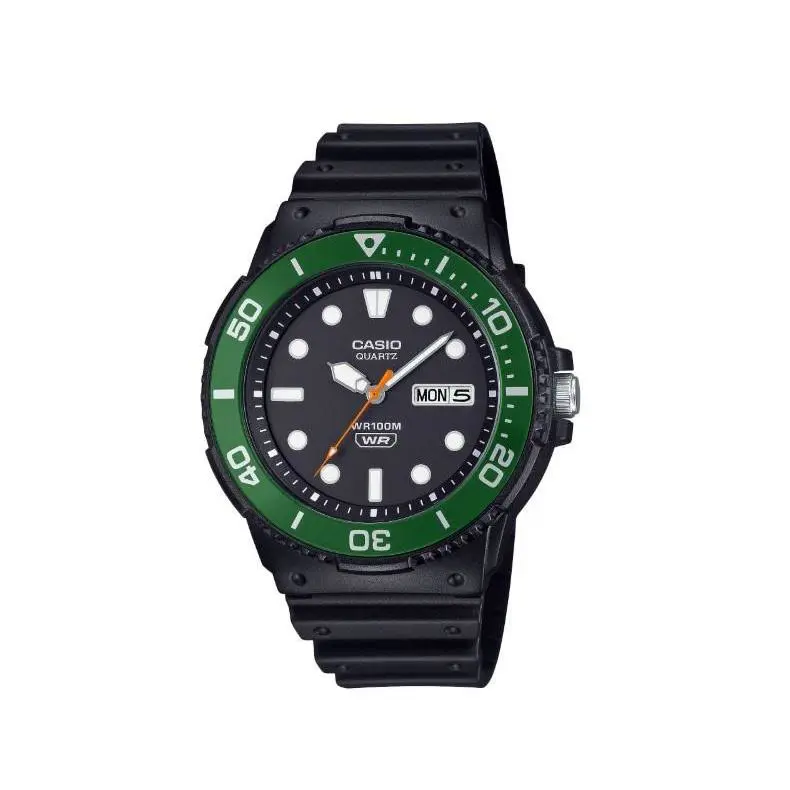 Casio Analog Watch 100M Water Resist Day Date Display Quartz
