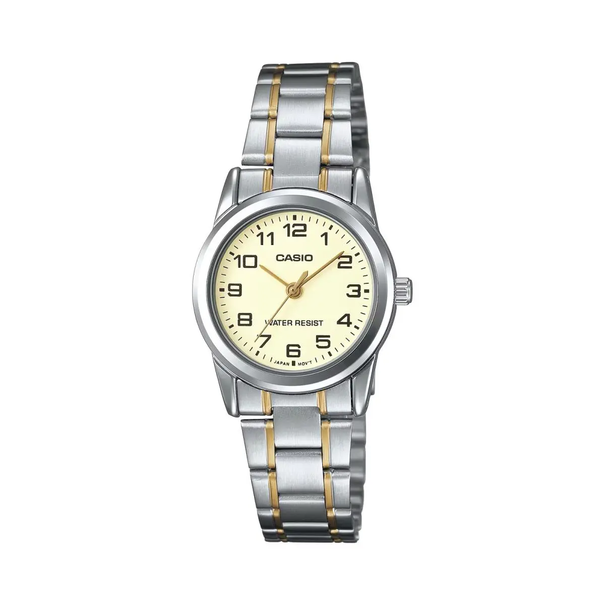 Casio Women’s Two-tone Stainless Steel Watch with Champagne Dial