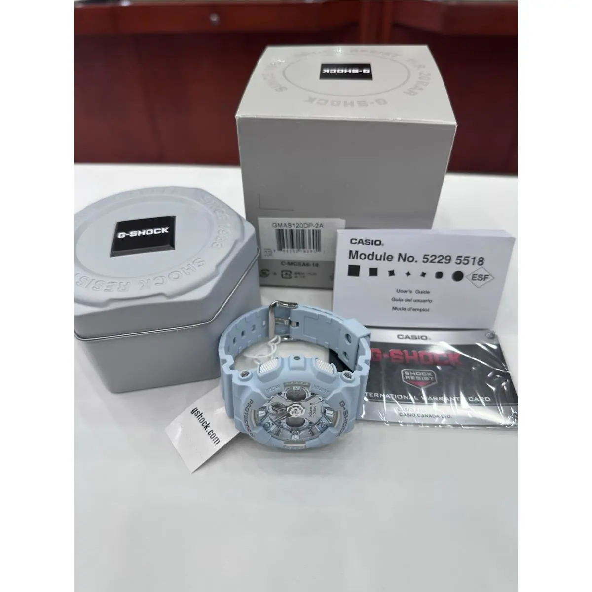 G Shock Casio Watch GMAS120DP-2A Women’s Super Rare Color