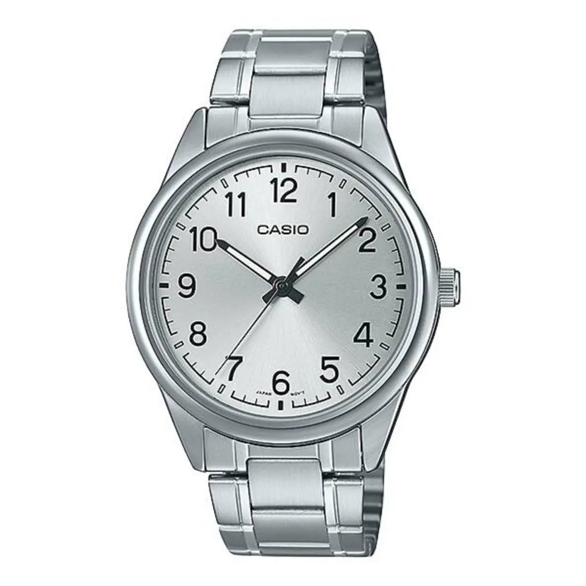 Casio Men’s Silver Watch with Silver Dial - MTP-V005D-7B4UDF