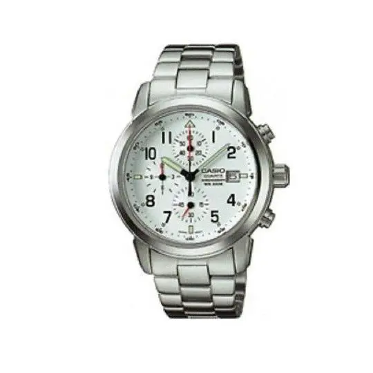 Casio MSY-501D-7B Duro 200M WR Chronograph Stainless Steel Watch