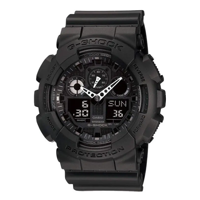 G-shock Analog/digital Black Resin Watch GA-100-1A1/ GA100-1A1 by Casio