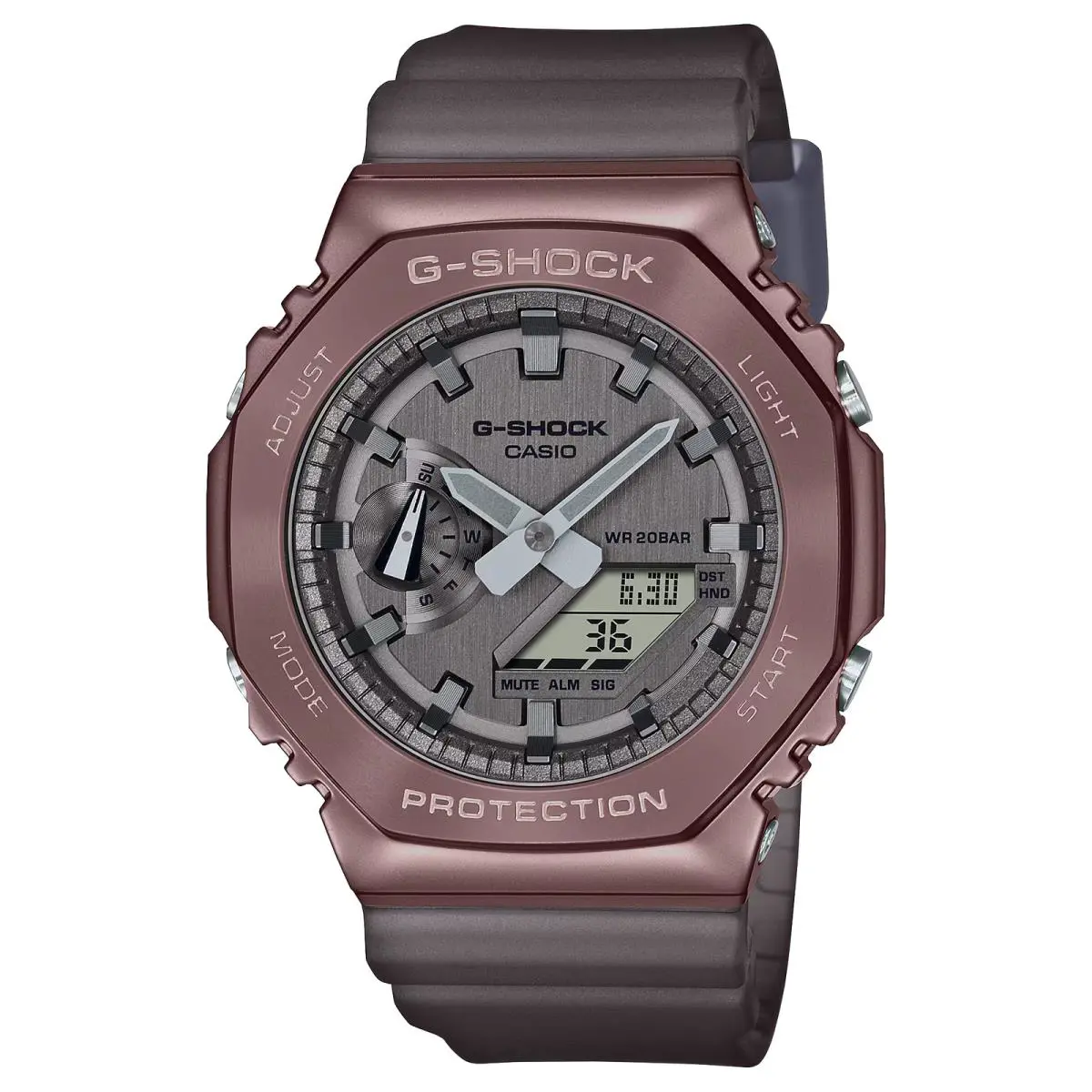 G-shock GM-2100MF-5A GM2100 Steel Bezel Brown A/d Watch by Casio
