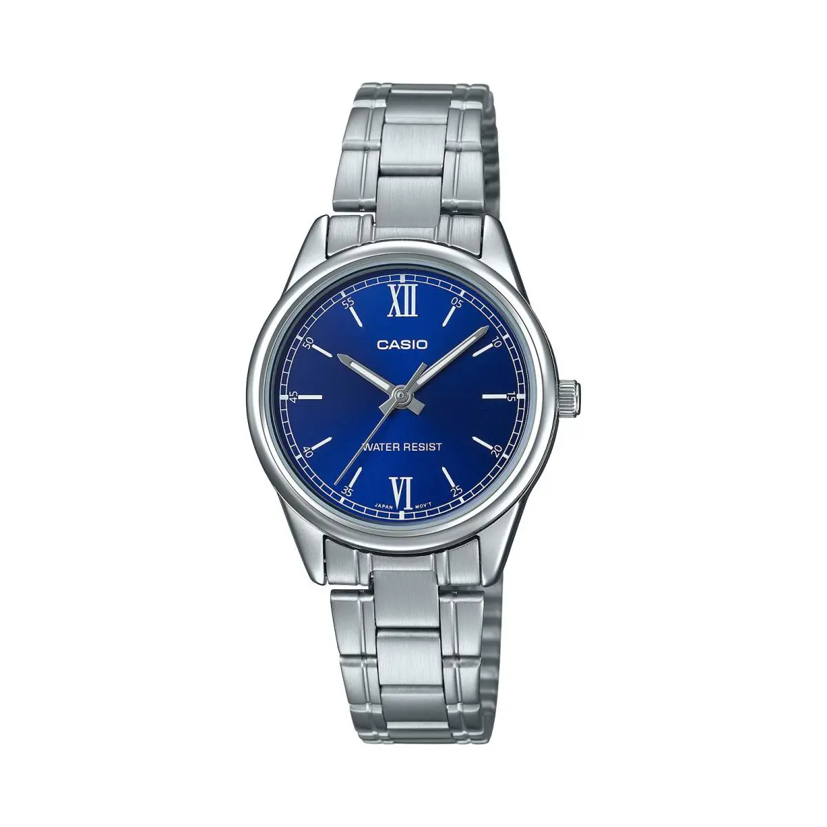 Casio Women’s Blue Dial Stainless Steel Bracelet Watch - Casio LTP‑V005D‑2B2UDF