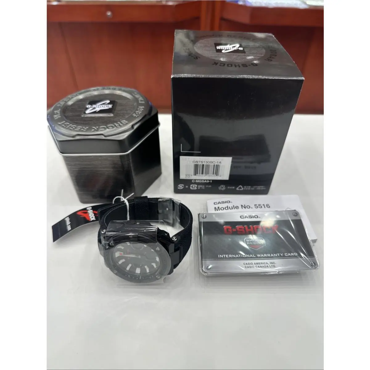 G-shock  Watch GSTS130BC-1A Black by Casio