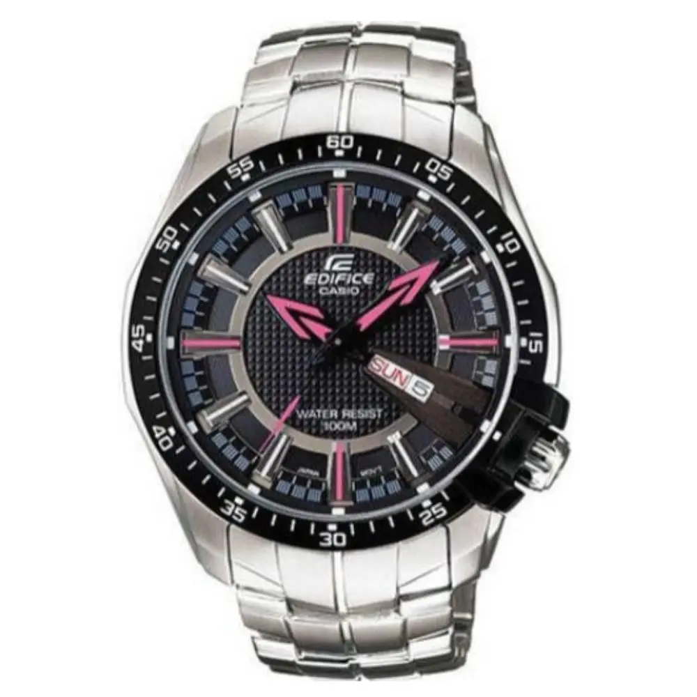 Edifice EF-130D-1A4 Men’s Stainless Steel Analog Watch by Casio