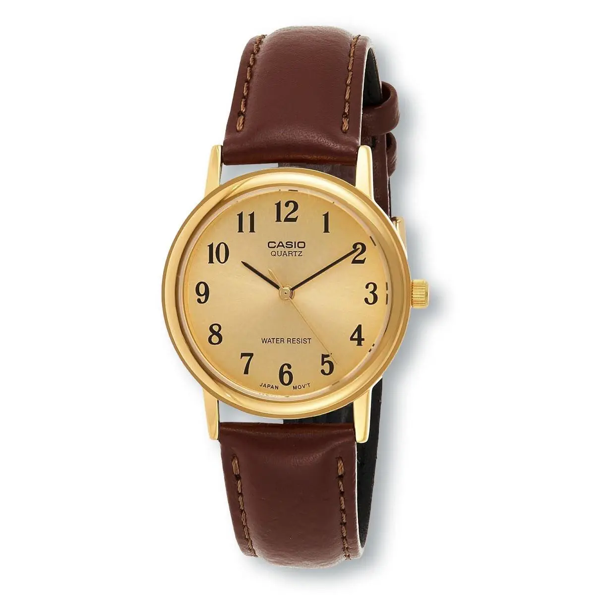 Casio MTP1095Q-9B1 Classic Quartz Dress Watch with Gold Dial