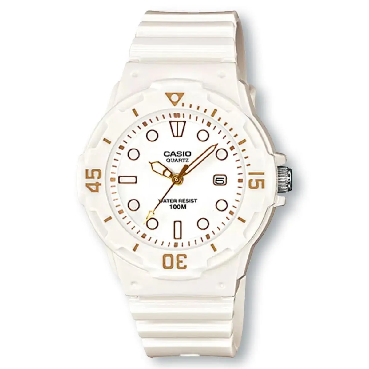 Casio LRW200H-7E2 Analog Quartz Black Sports Watch White