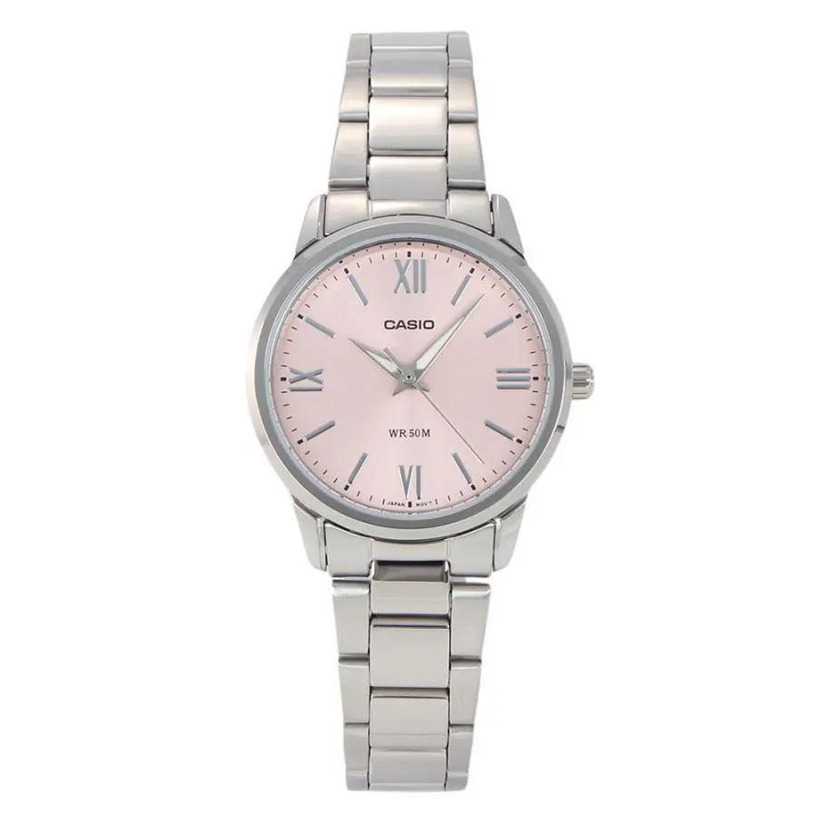 Casio LTP1303DD-4A Women`s Standard Analog Watch - Band: Silver, Bezel: Silver