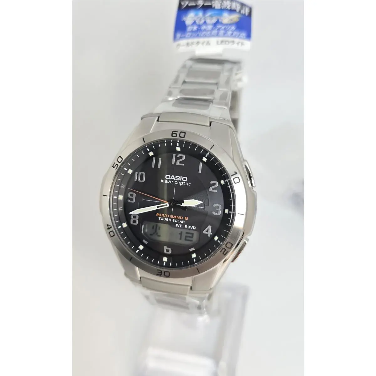Casio Wave Ceptor WVA-M640D-1A2JF Black Watch Japan Domestic Market Tough Solar