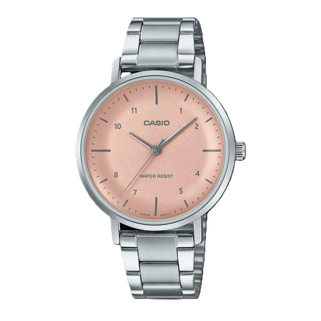 Casio Women’s Silver Stainless Steel Analog Watch - LTP-VT01D-4B2UDF