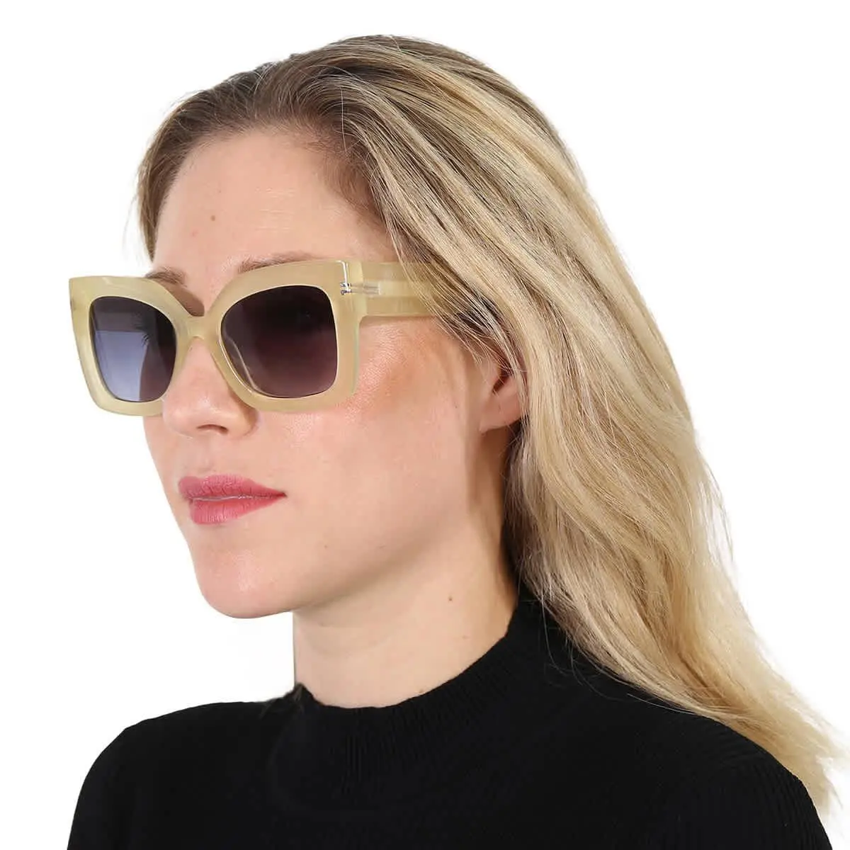 Marc Jacobs Grey Shaded Butterfly Ladies Sunglasses MJ 1073/S 040G/9O 53