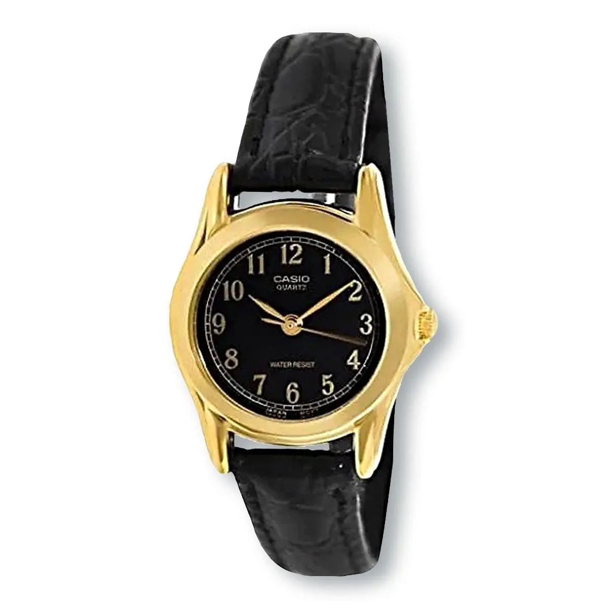 Casio LTP1096Q-1B Analog Quartz Leather Fashion Watch Black