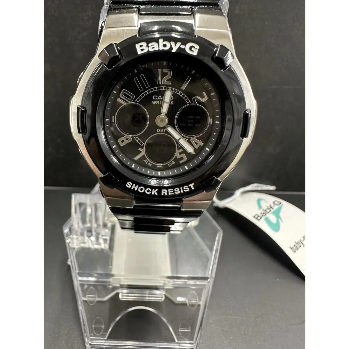 Casio Baby-g BGA110-1B2 Black Analog Dial Lady’s Watch