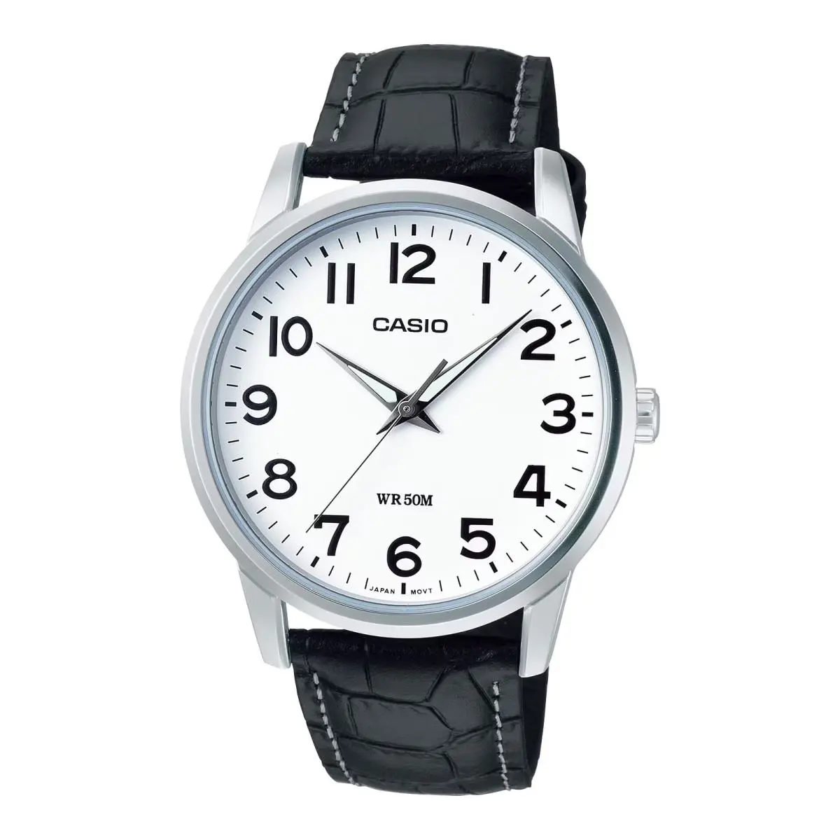 Casio Women’s Leather Band Analog Watch White Dial - LTP-1303L-7BV