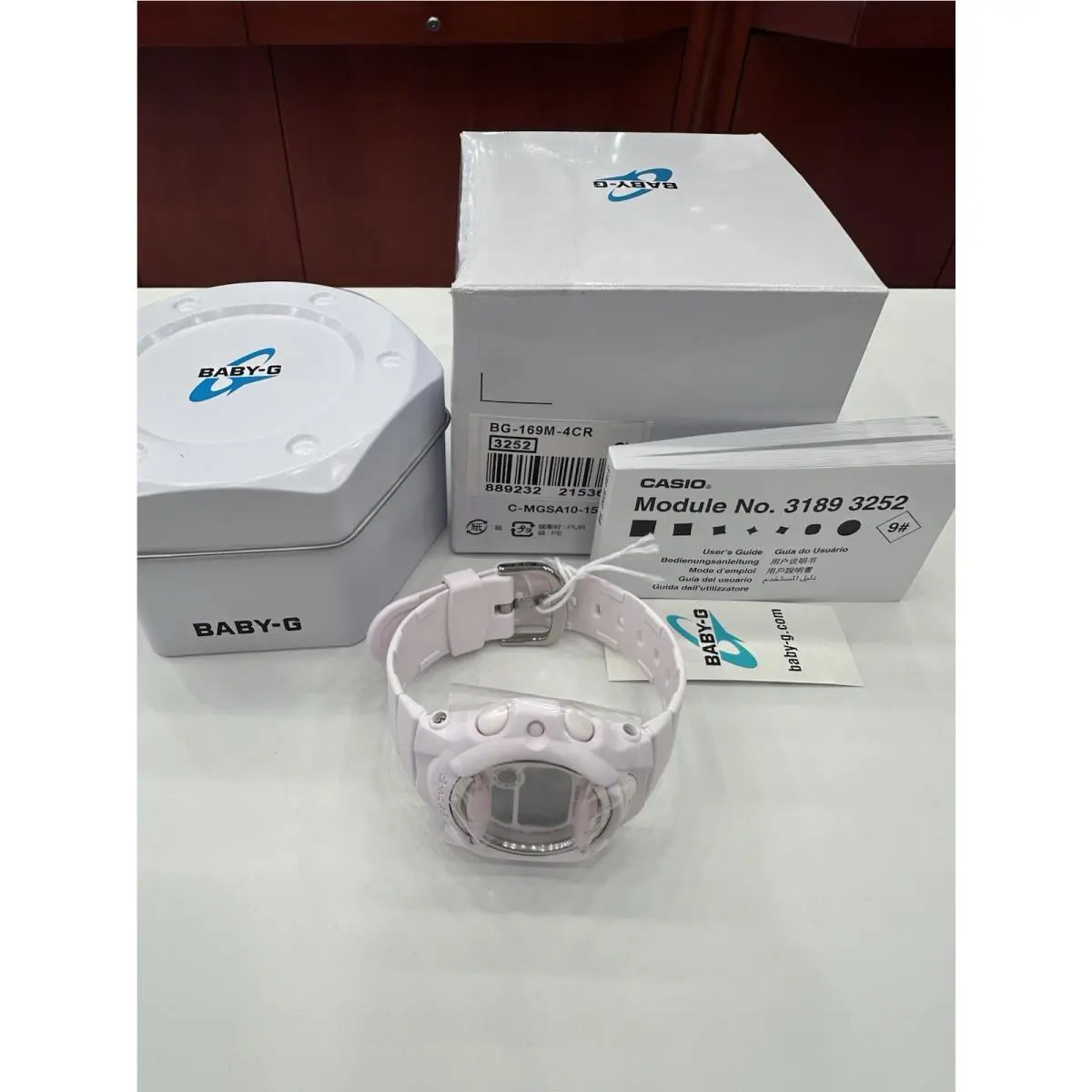 Baby G Casio Digital Watch BG-169M-4CR Pale Pink Color