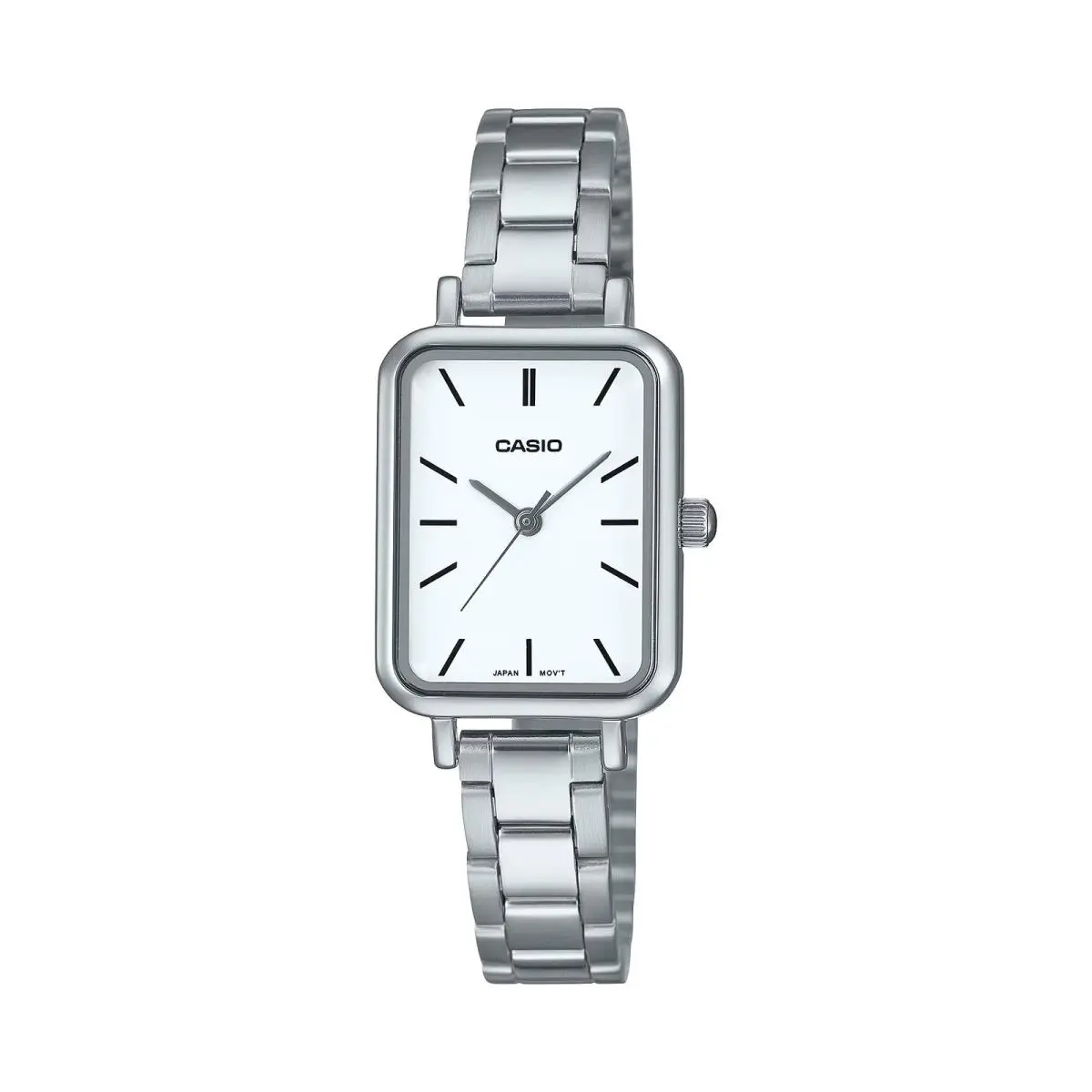 Women’s Silver Watch with White Dial - LTP-V009D-7EUDF by Casio