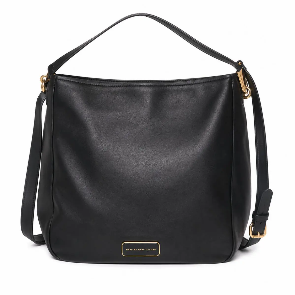 Marc by Marc Jacobs M0003530 Black Leather Hobo Shoulder Bag
