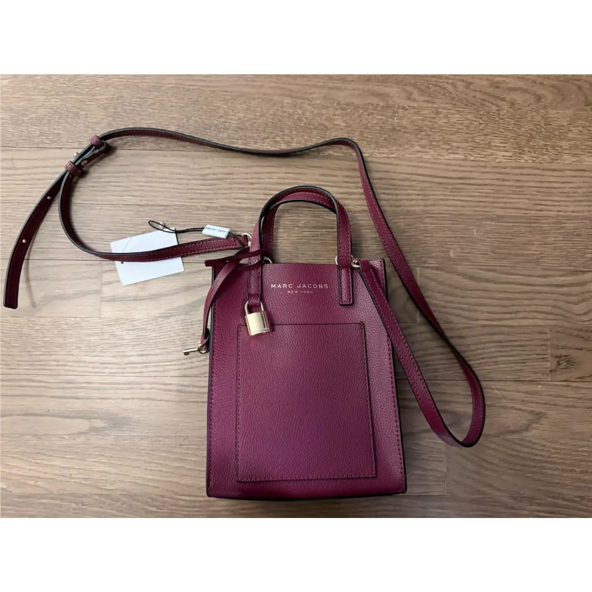 Marc Jacobs Mini Grind Tote Bag in Pomegranate M0015685 - Purse