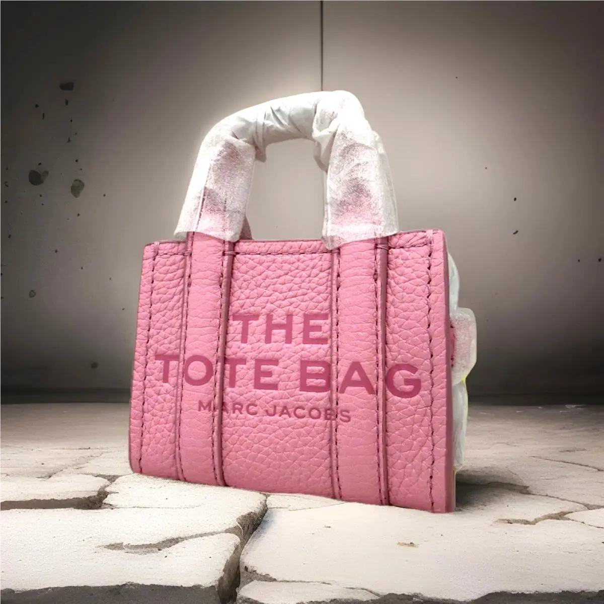 Marc Jacobs Women’s The Nano Leather Tote Charm In Fluro Candy