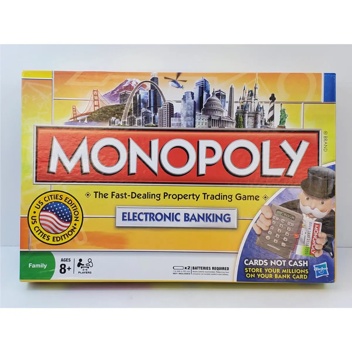 Monopoly Electronic Banking Edition Board Game 2008 Complete 8+