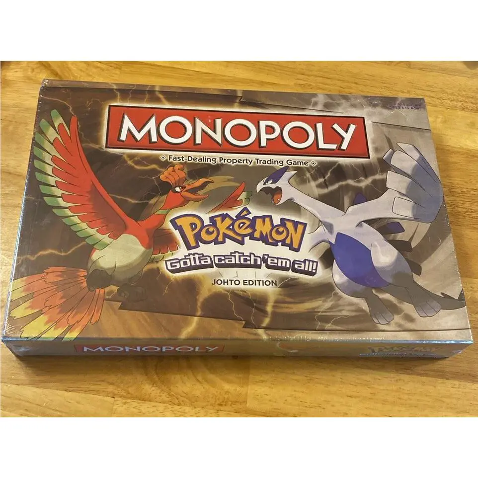 Pokémon Monopoly Gotta Catch ‘em All/johto Edition Board Game