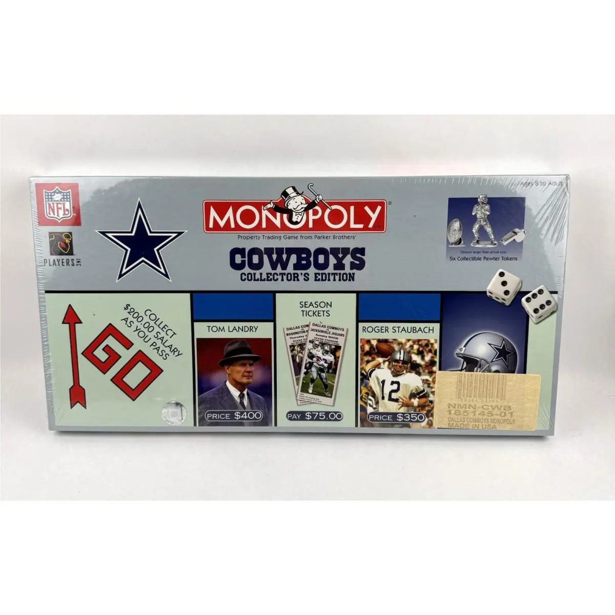 2003 Monopoly Nfl Dallas Cowboys Collector`s Edition Board Game Read