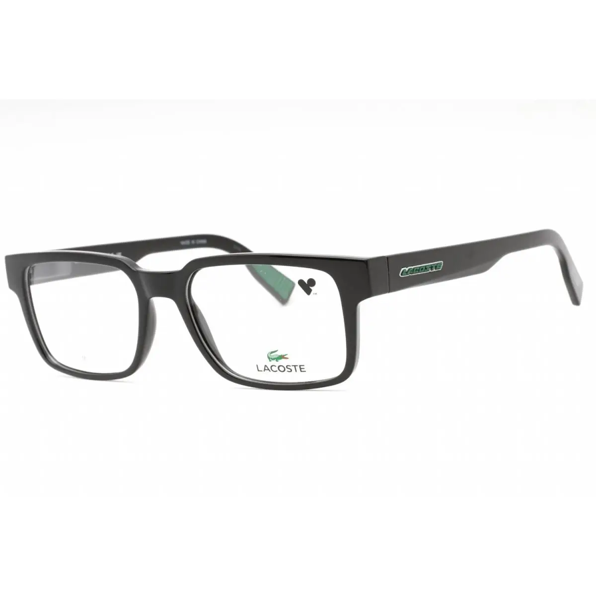 L2928 N 001 Black 53mm Eyeglasses by Lacoste