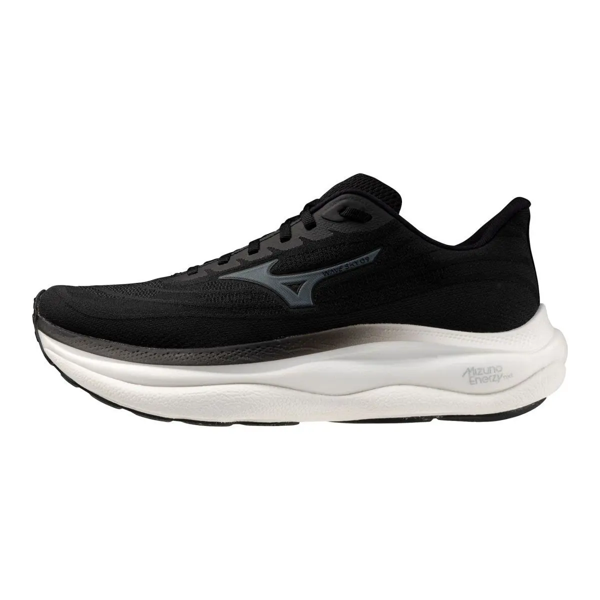 Mizuno Men`s Wave Sky 9 Running Shoe Black-metallic Grey - 411533.90MG Black-m - BLACK-METALLIC GREY