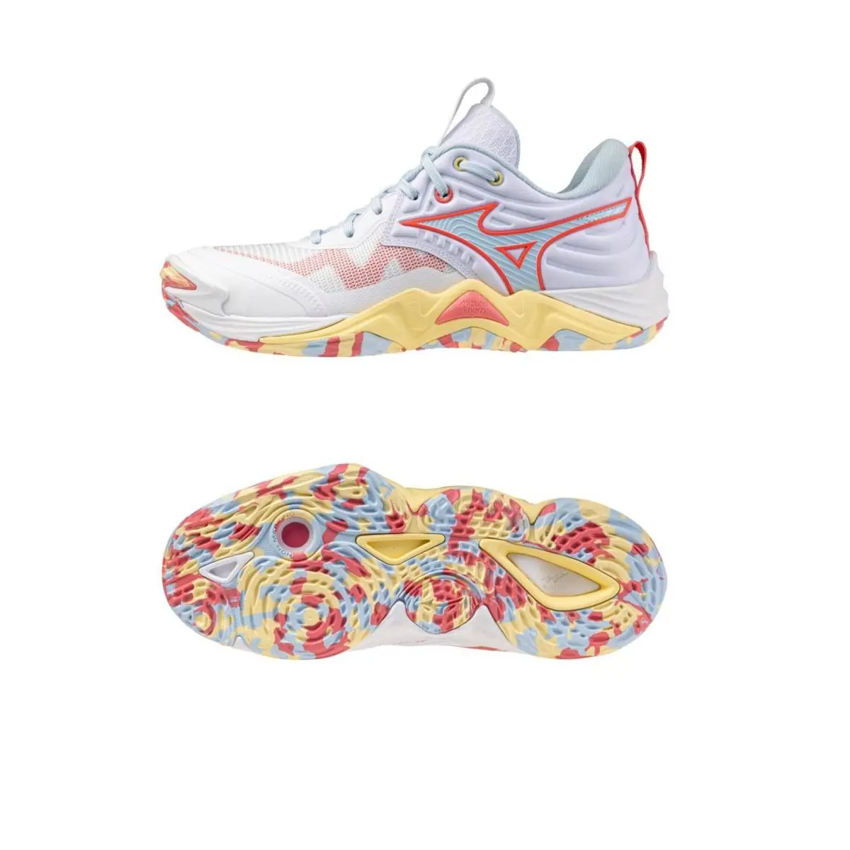 Mizuno shoes - Momentum 4 Elite - Momentum Elite - 430341 - White/Mint 1