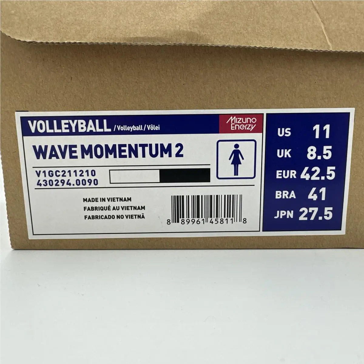 Mizuno shoes - Mizuno Wave Momentum 2 - Wave Momentum - White (UPC: 0889961458118) 12