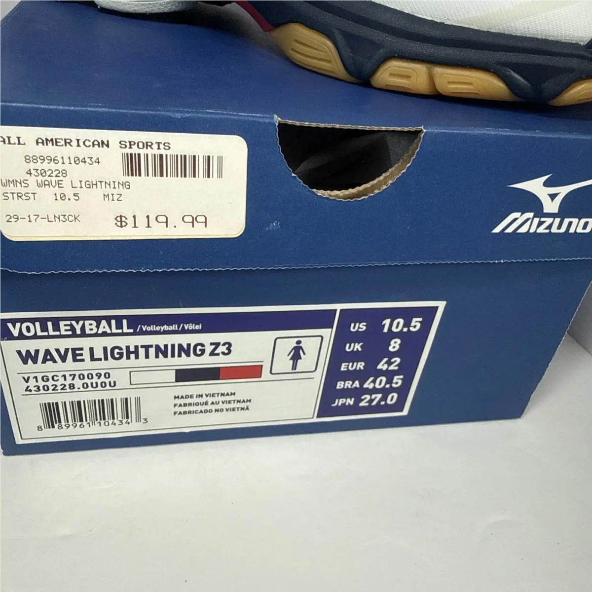 Mizuno shoes - Mizuno Wave Lightning Z3 - Wave Lightning - White 1