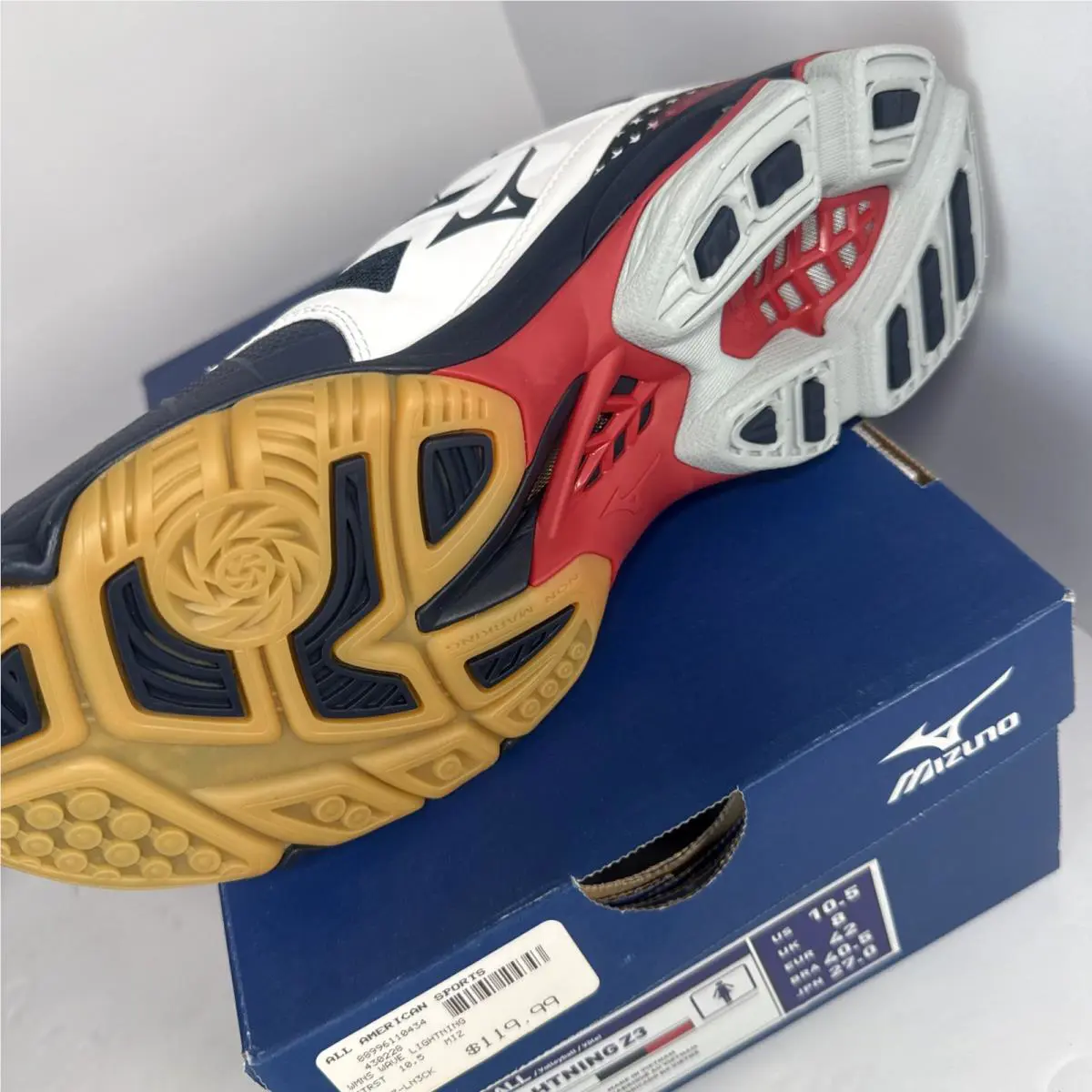 Mizuno shoes - Mizuno Wave Lightning Z3 - Wave Lightning - White 5