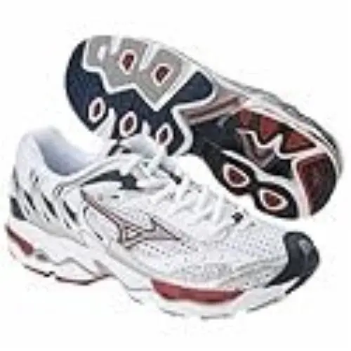 Mizuno shoes - WHITE/BLUE/RED (UPC: 041969784785) 4