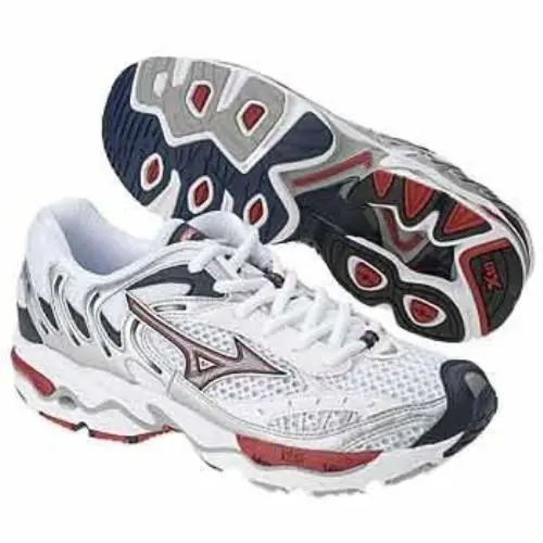 Mizuno shoes - WHITE/BLUE/RED (UPC: 041969784785) 5