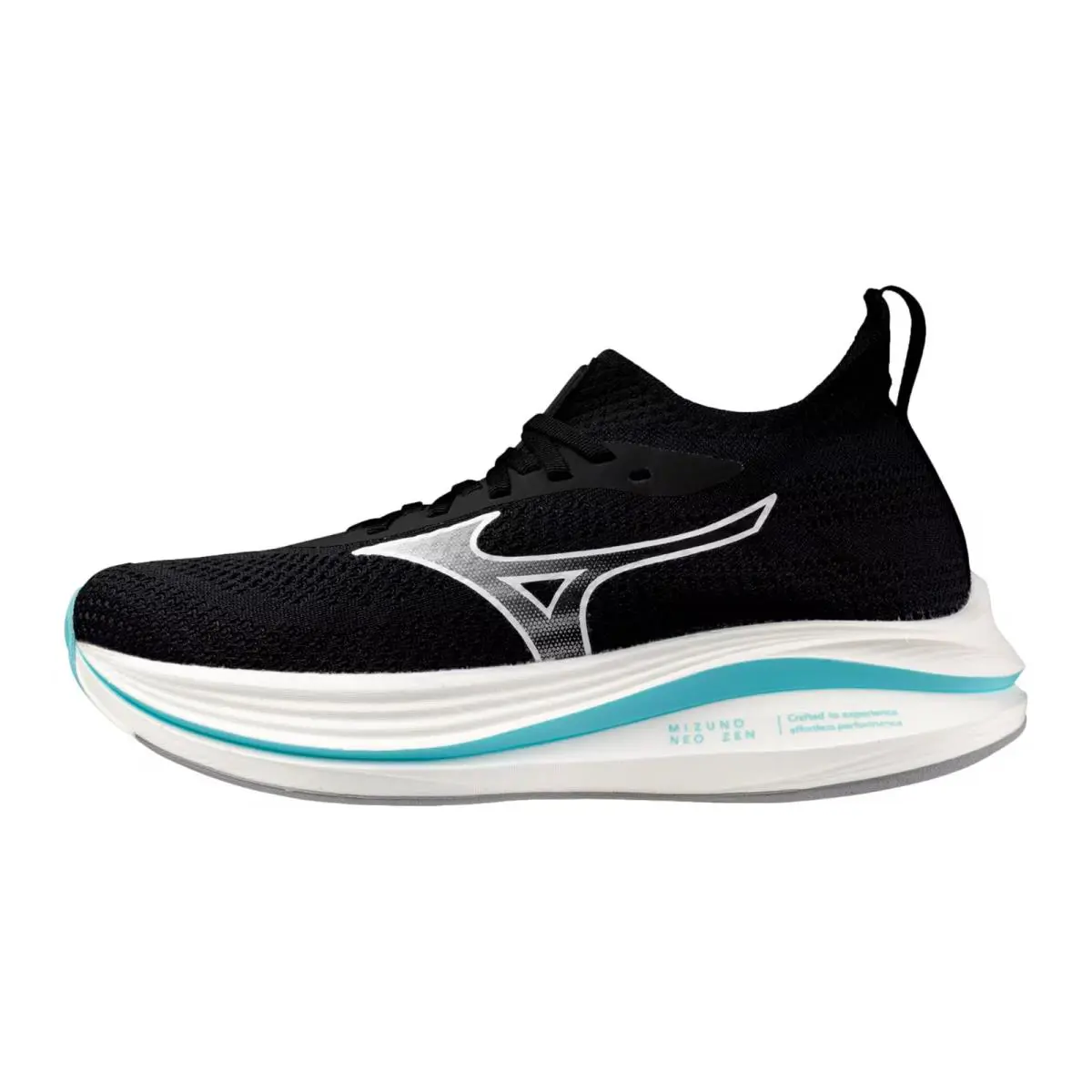 Mizuno Neo Zen Black / White - Blue Radiance J1GD258623 Women`s Size 9 Medium
