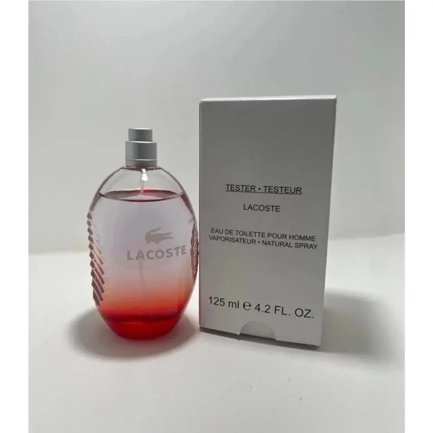 Lacoste Red 4.2oz Edt Spray For Men As Shown