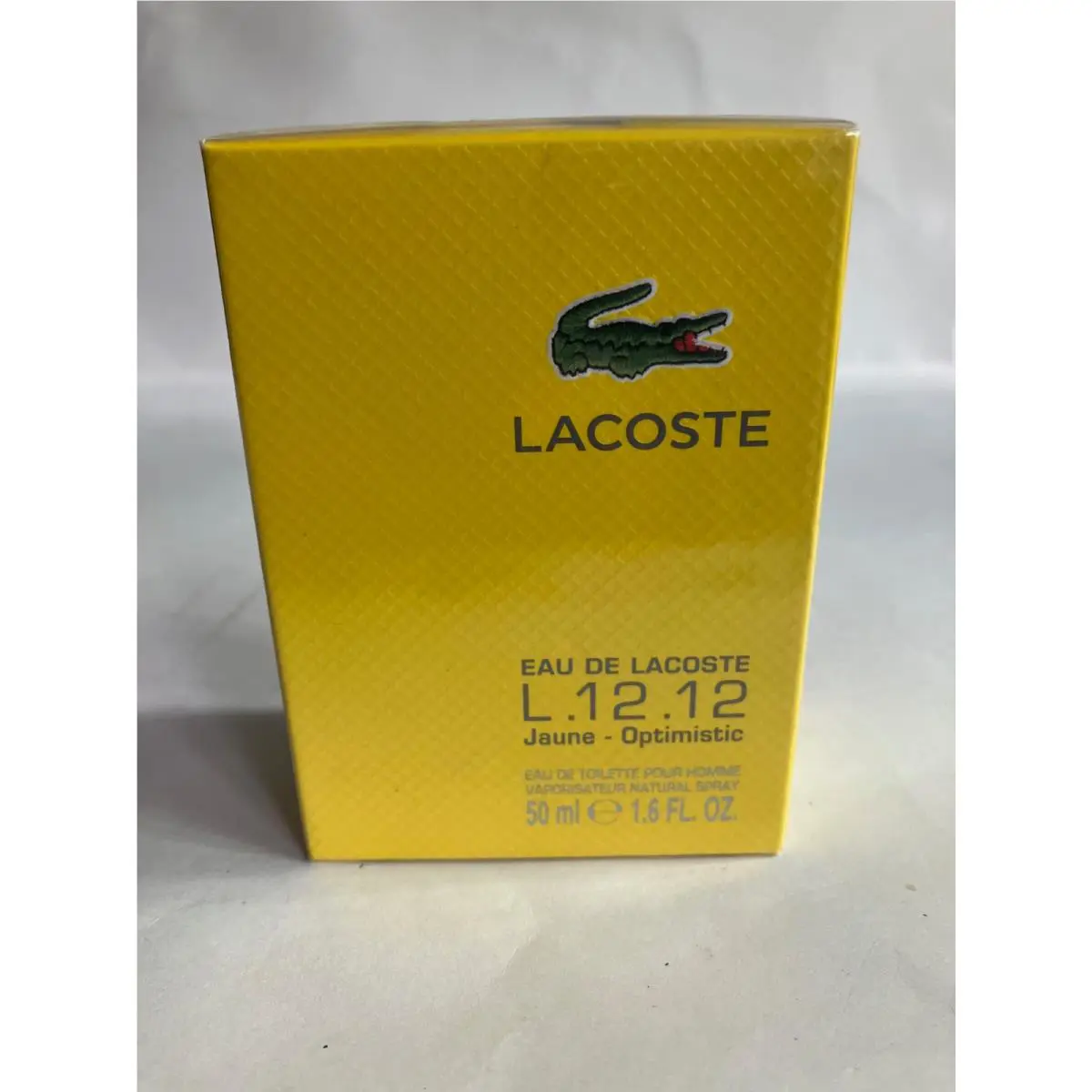 Lacoste Eau De Lacoste Optimistic 1.6oz Edt Spray For Men Rare