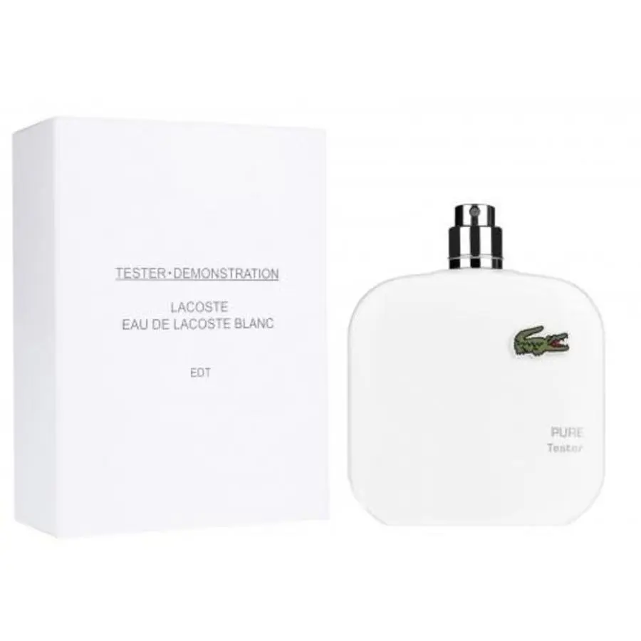 Lacoste Men`s L.12.12 Blanc Edt Spray 3.4 oz Tester Fragrances 737052413129