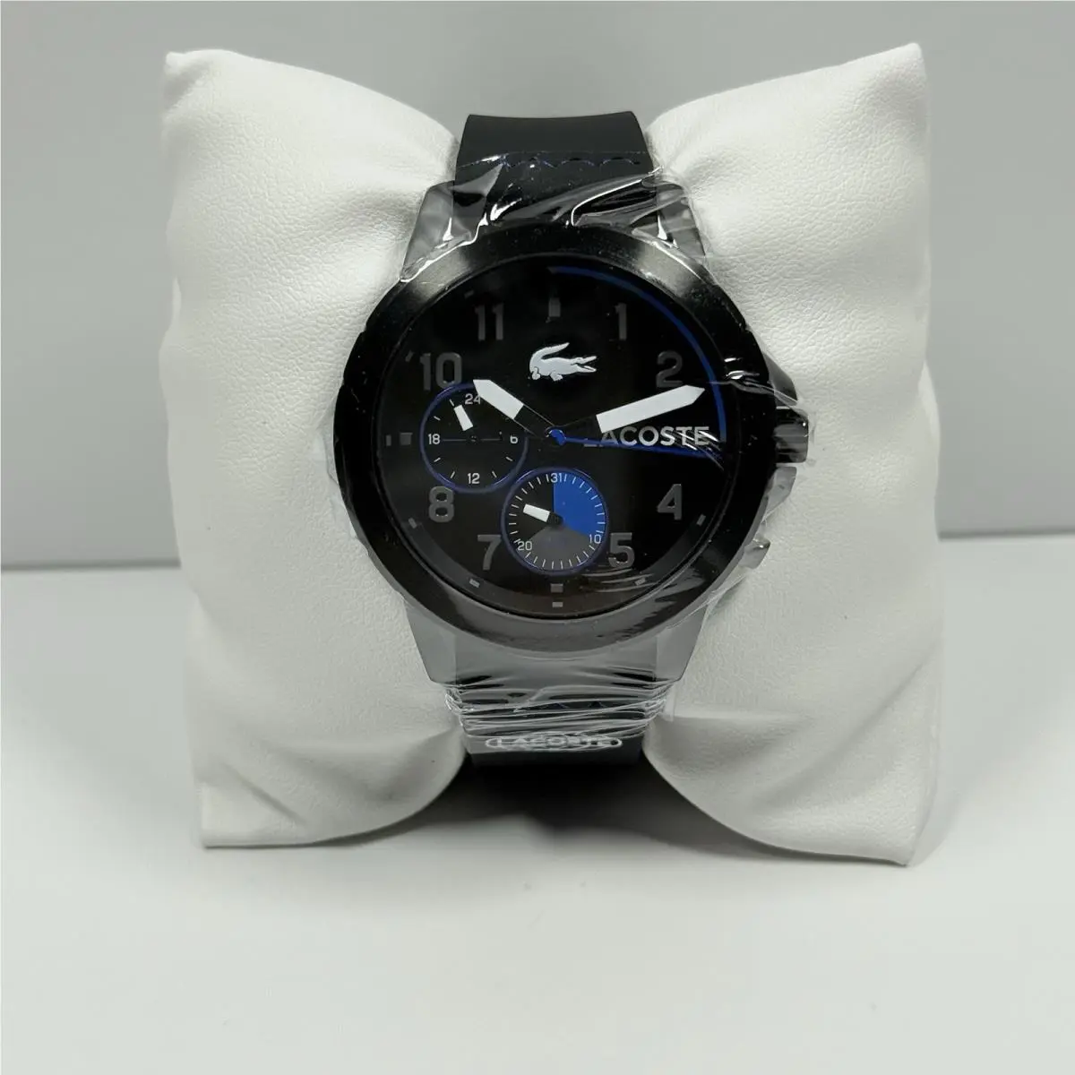 Lacoste Endurance 2011206 Multifunction Black Dial Black Silicone Men’s Watch