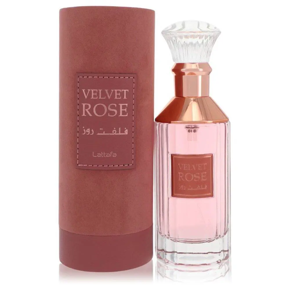 Lattafa Velvet Rose By Lattafa Eau De Parfum Spray Unisex 3.4 Oz Women