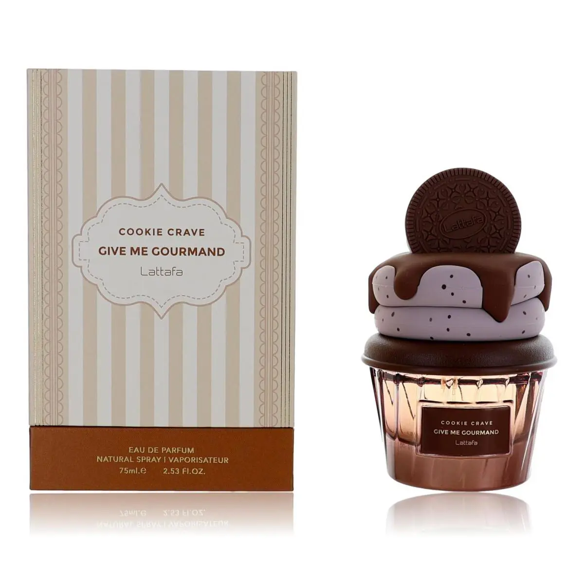 Cookie Crave Give Me Gourmand by Lattafa 2.53 oz Edp Spray For Women