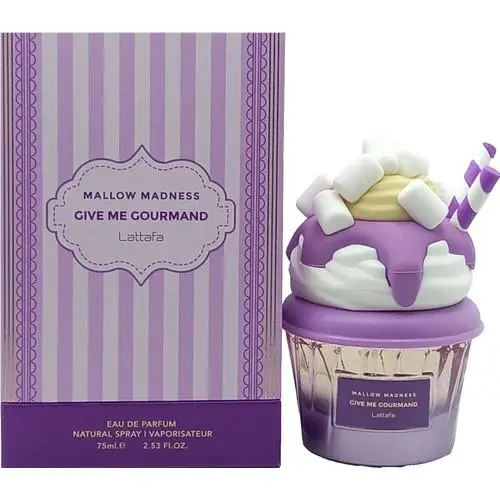 Give Me Gourmand Mallow Madness Lattafa Eau de Parfum Spray 2.5 oz Cupcake