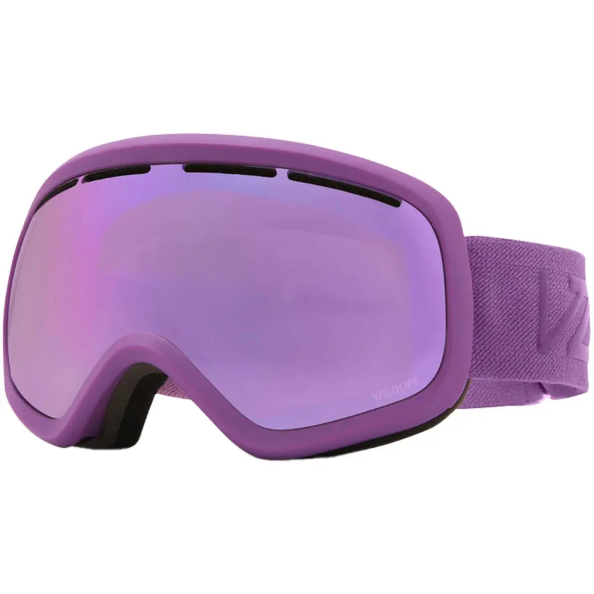 Vonzipper Adult Skylab Snow Plum Satin/grey/rose Lense One Size Goggles