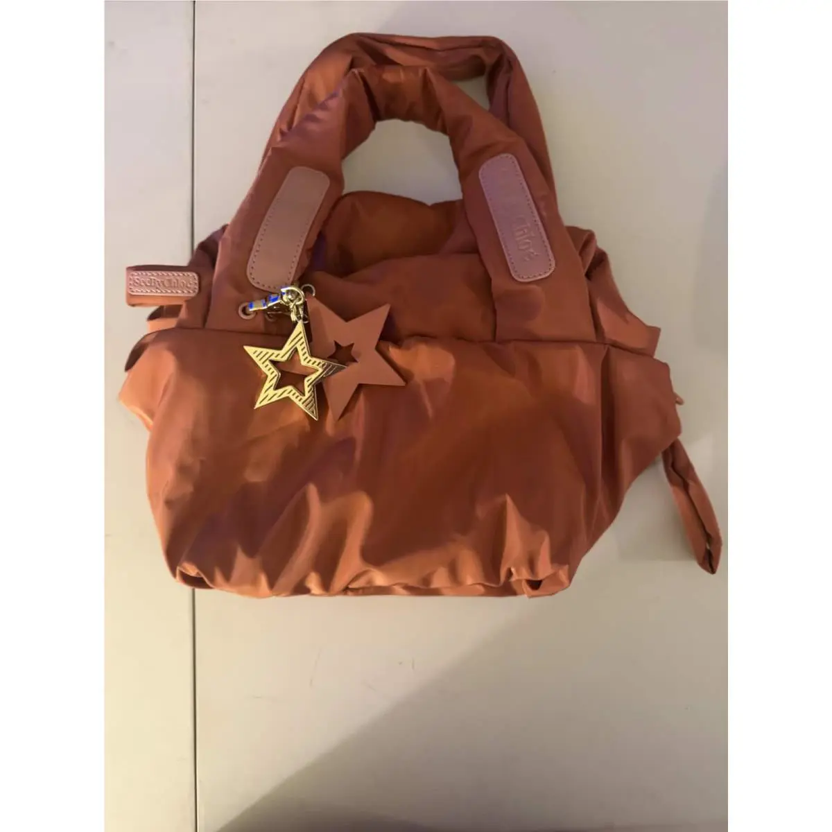 See BY Chloe Rustic Orange Tote Bag / Coa
