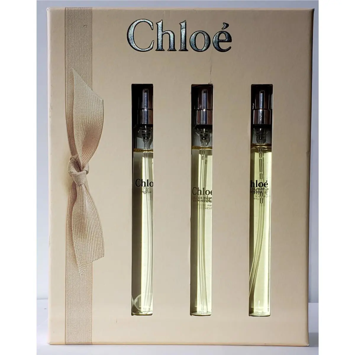 Chloe 3-PC Set Eau de Parfum Edp Travel Spray Perfumes 0.33 oz 10ml Each X3
