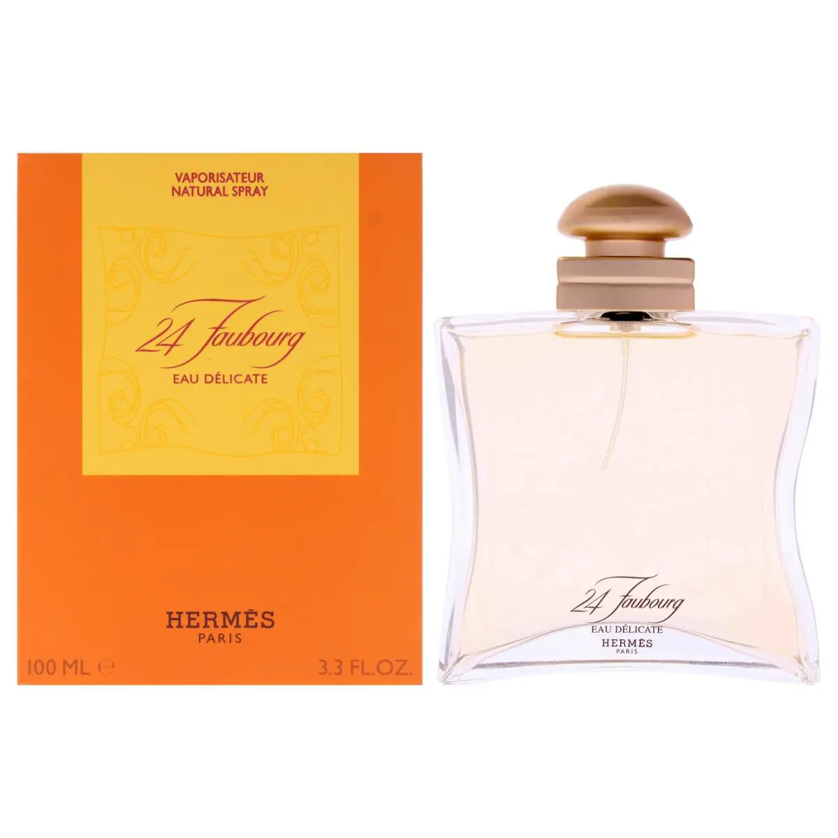 24 Faubourg Eau Delicate by Hermes For Women - 3.3 oz Edt Spray