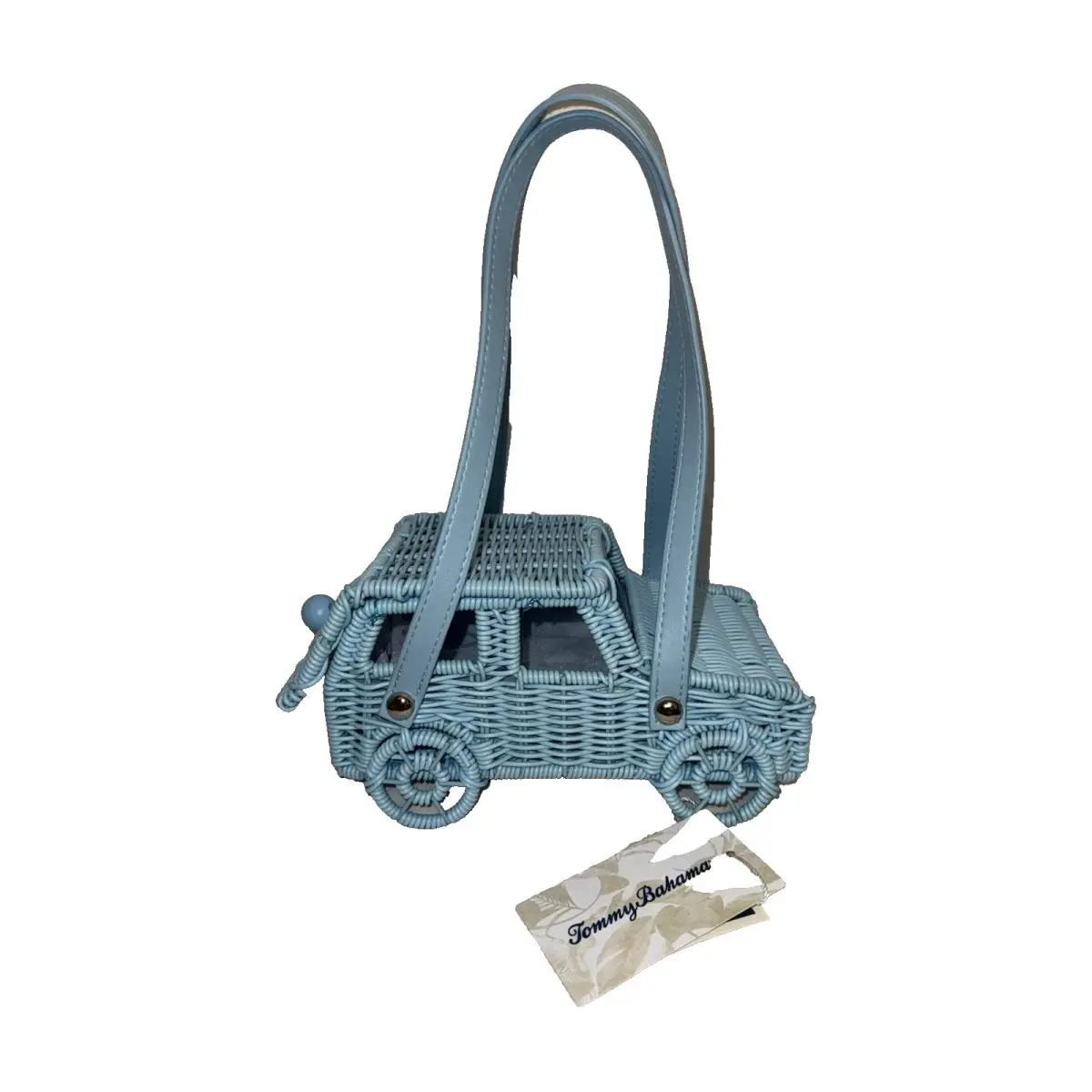 Purse Bag Viral Wicker Jeep Truck Blue Car Handbag Summer N by Tommy Bahama