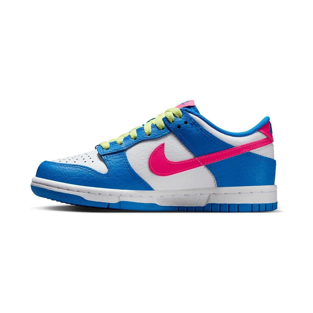 Boys Grade School Nike Dunk Low_photo Blue/hyper Pink-white IB7747-406-SIZE 6.5