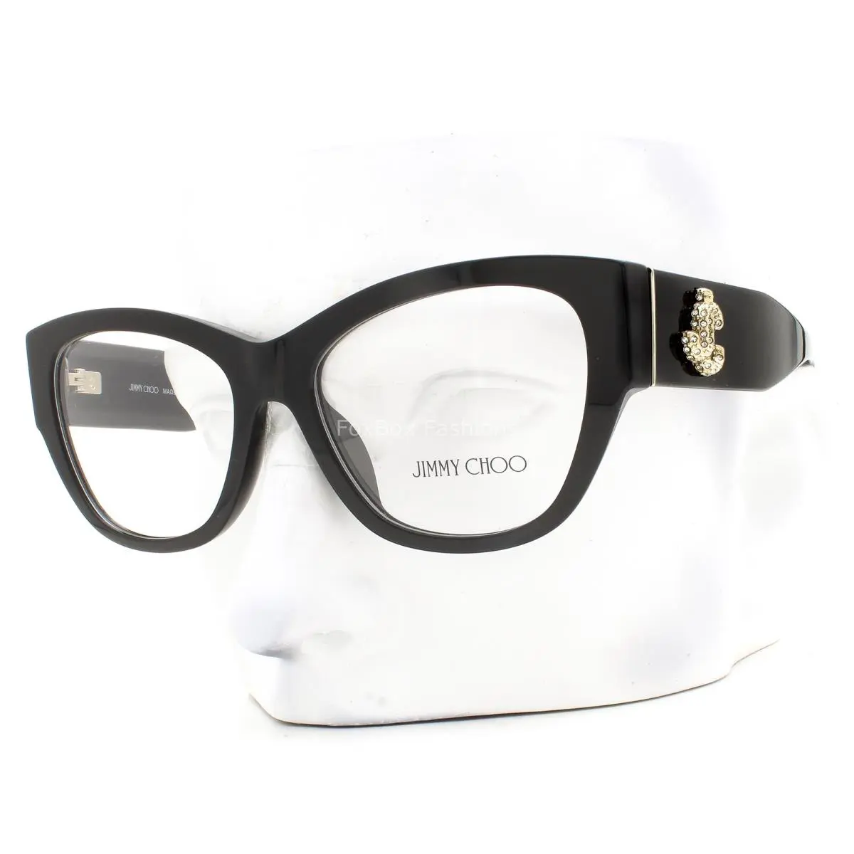 Jimmy Choo Eyeglasses JC 3033BU 5000 Glasses Polished Black Gold 54mm with Case